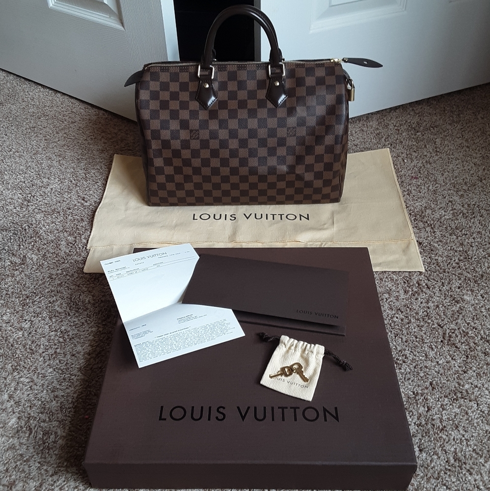 ❤TRADED❤ Louis Vuitton Speedy 35 ❤ - Picture 3 of 15